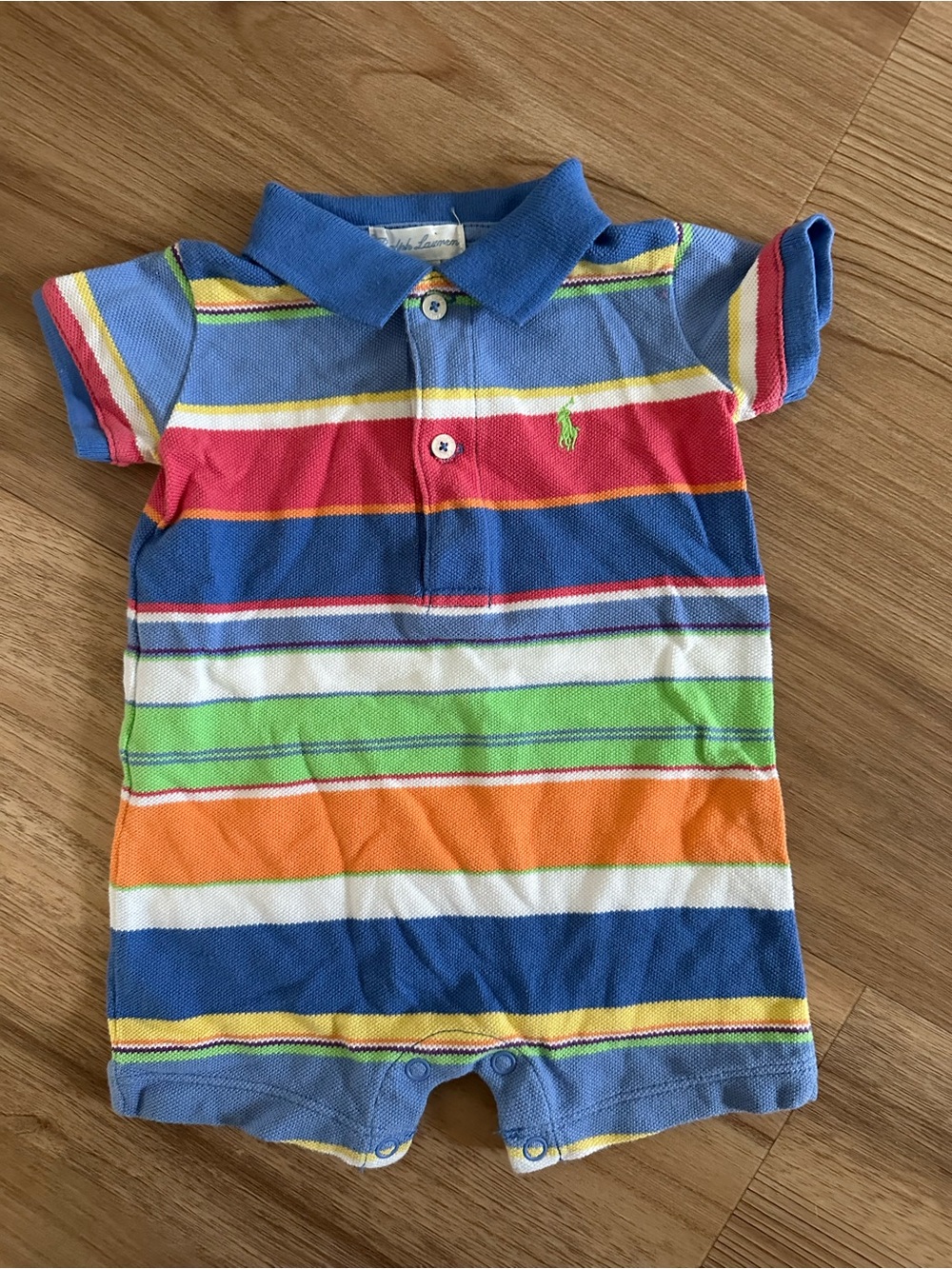 Ralph Lauren Multicolor Striped Polo One-Piece